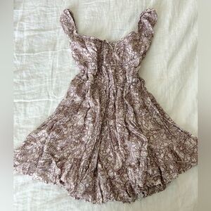 Olivaceous floral Blush and Mauve Dress